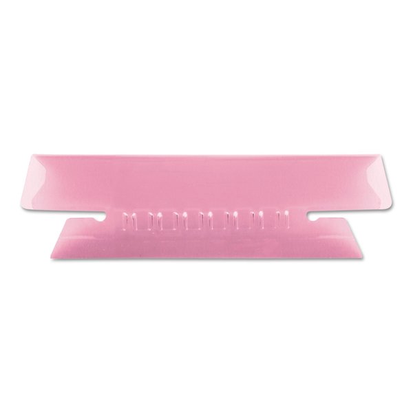 Pendaflex Transparent Colored Tabs For Hanging File Folders, 1/3-Cut Tabs, Pink, 3.5" Wide, 25PK 43 1/2 PIN